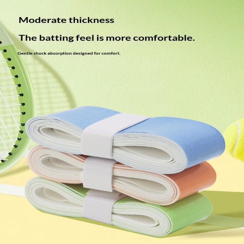 Tennis Racket - เทปพันด้ามจับไม้เทนนิสแบบไล่เฉดสี ป้องกันเหงื่อ ระบายอากาศได้ดี กันลื่น สำหรับแบดมินตันและการฝึกกีฬา