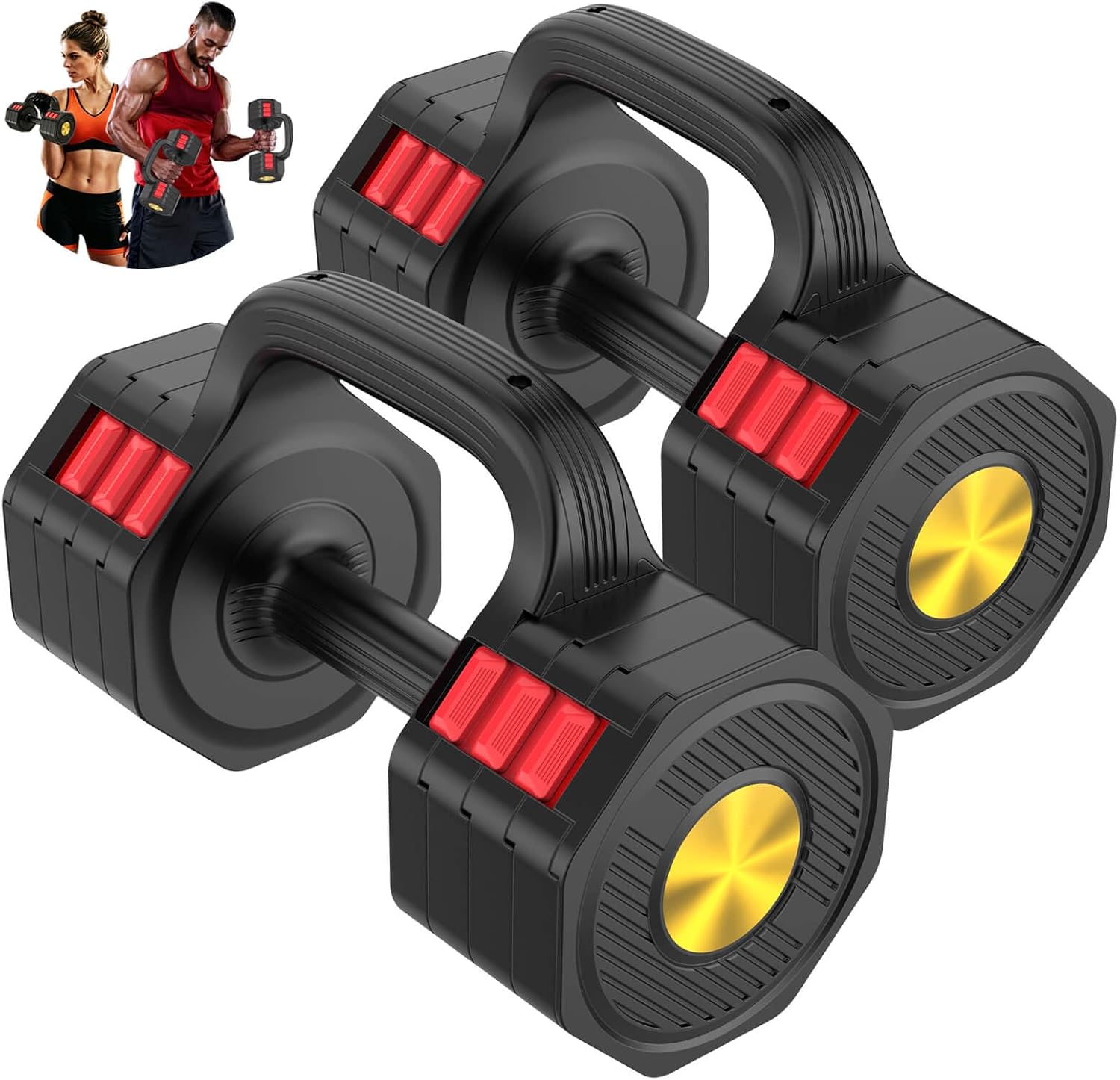 ชุดดัมเบลปรับน้ำหนักได้ น้ำหนั - Dumbbell Set บทวิจารณ์และราคา